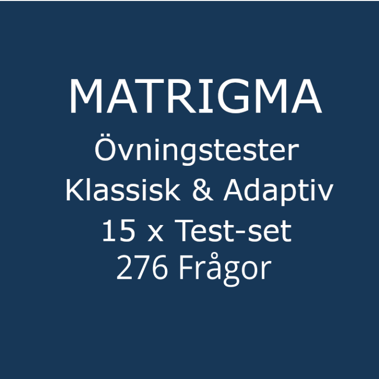 Matrigma Product page - Test The Talent Sverige